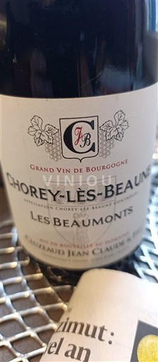 Burgundsko Chorey-lès-Beaune Chauzard Jean Claude Les Beaumonts 2019