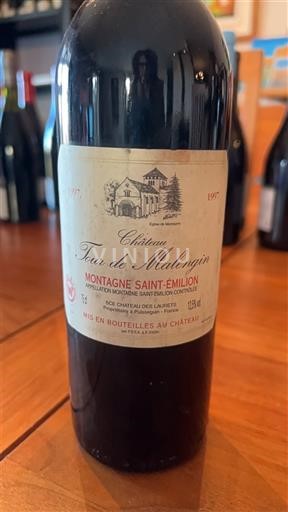 Bordeaux Montagne-saint-émilion Château Tour de Malengin 1997