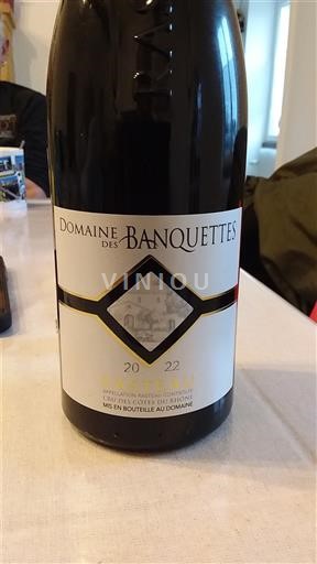Rhônedalen Côtes du Rhône Domaine S Banquettes 2022