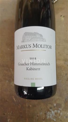 Mosel Moselle Markus Molitor Graacher Himmelreich Kabinett 2018