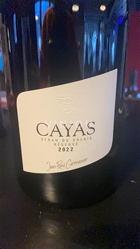 Valais Syrah e Valais Jean René Germanier Cayas 2022