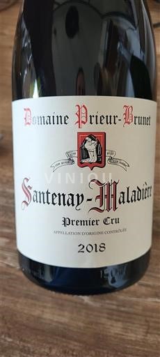 Borgoña Santenay Premier Cru Domaine Prieur-Brunet Santenay-Maladière 2018