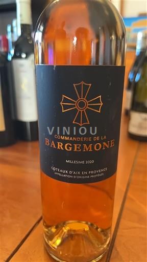 Provence Coteaux d'Aix-en-Provence Commanderie de la Bargemone 2020