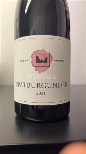 Baden Hofgut Wörner Spätburgunder 2021
