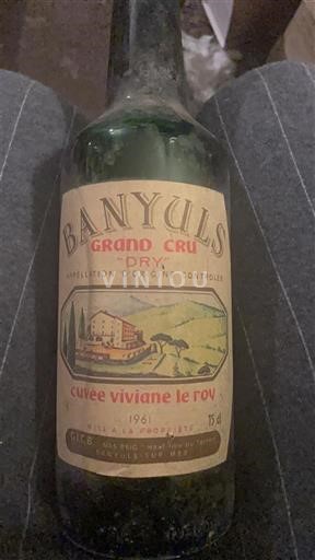 Roussillon Banyuls Grand Cru Cuvée Viviane Le Roy 1961