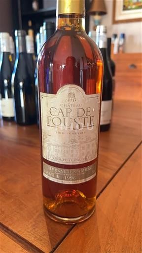 Roussillon Rivesaltes Château Cap de Fouste Rivesaltes ambré 1996