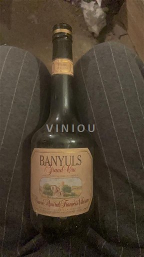 Roussillon Banyuls Amiral Feancois Villarem Grand Vin 1986