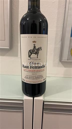 Burdeos Saint-Émilion Gran Cru Grand Cru Château Haut-Ferrandat 2019