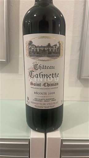 Langvedok Saint-Chinian Château Calmette Réserve du Château 2006