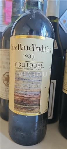 Roussillon Collioure Cuvée Haute Tradition 1989