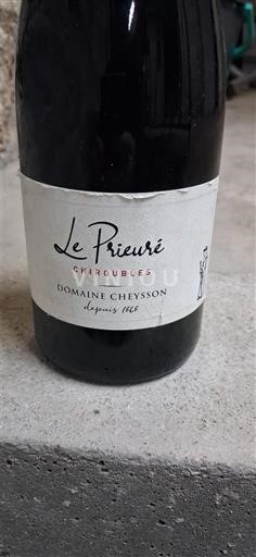 Beaujolais Chiroubles Domaine Cheysson Le Prieuré 2024