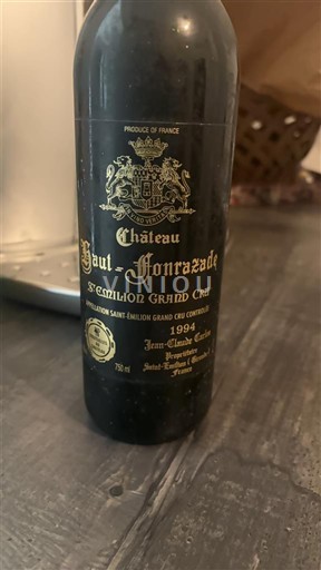 Burdeos Saint-Émilion Gran Cru Grand Cru Château Paul Fonrazade 1994