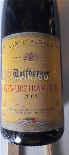 Alsácia Wolfberger Gewurztraminer 2004