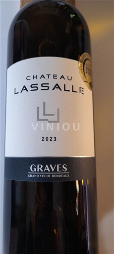 Viinit Rouge sec Château Lassalle 2023 Ranska Bordeaux Graves AOC