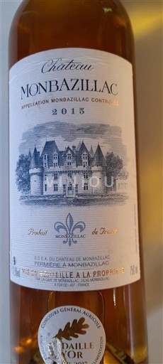 Tây Nam Monbazillac Château Monbazillac 2015