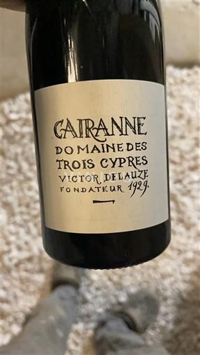 Rhônedalen Cairanne Domaine S Trois Cyprès 2019