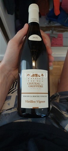 Vin Blanc sec Vieilles Vignes Château La Greffière 2020 France Bourgogne Mâcon et mâcon-villages AOC