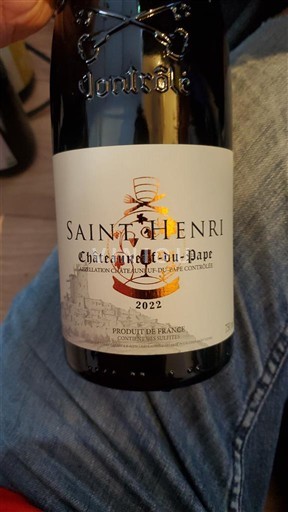 Valle del Ródano Châteauneuf-du-Pape. Saint Henri 2022
