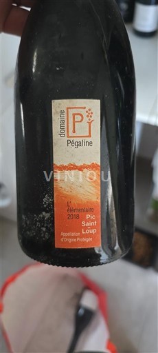 Langvedok Pic-saint-loup Domaine Pégaline L'Éphéméraire 2018