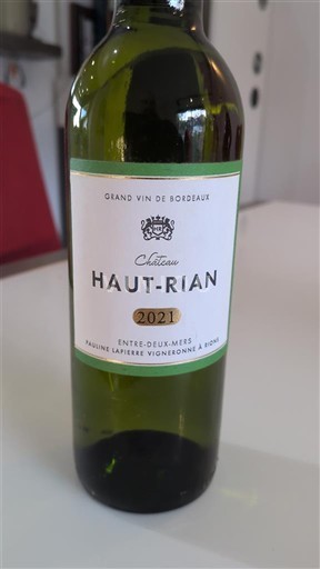 Bordeaux Entre-deux-mers Château Haut-Rian 2021