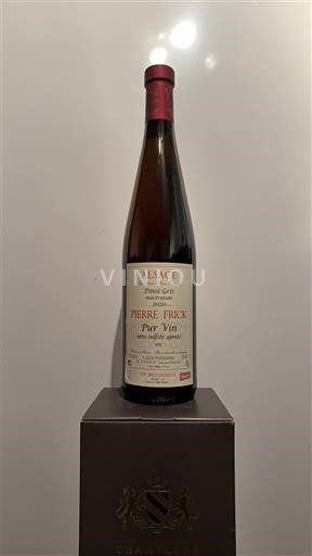 Alsace Pinot Grigio Pierre frick Pur Vin - macération 2020