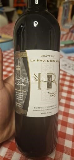 Bordeaux Bordeaux Supérieur Château La Haute Brande 2022