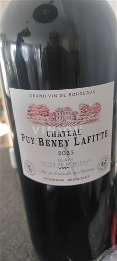 Bordeaux Côtes-de-Bordeaux Château Puy Beney Lafitte 2023