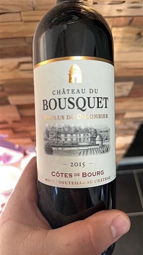 Bordeaux Côtes-de-bourg Château Bousquet Troilus de Colombier 2015