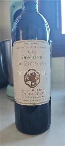 Roussillon Collioure Domaine Roumani 1988