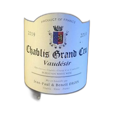 Bourgogne Chablis grand cru Grand Cru Jean-Paul & Benoît Droin Vaudesir 2019