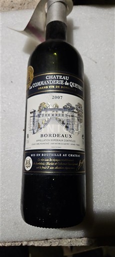 Bordeaux Château La Commanderie de Queyret 2007