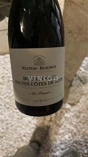 Bourgogne Không được chỉ định Nuiton-Beaunoy Le Piaicé 2021