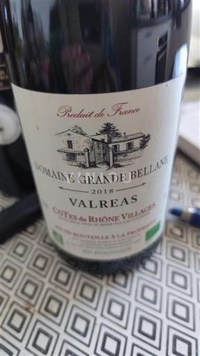 Rhône-dalen Ikke specificeret Domaine Grande Bellane 2018
