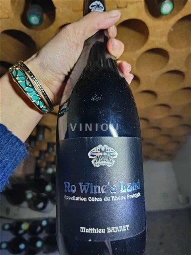 Verërat Rouge sec Ro Wine's Land Matthieu Barret 2023 Francë Lugina e Ronës Bregdeti i Rodanit AOC