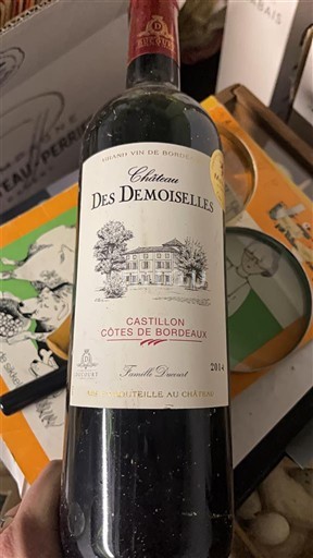 Bordeaux Castillon-côtes-de-bordeaux Château S Demoiselles 2014