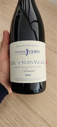 Borgoña Côte de Nuits Villages Domaine Julien Armand 2023