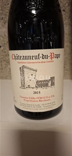 Valle del Ródano Châteauneuf-du-Pape. Domaine Eddie Féraud & Fils 2015