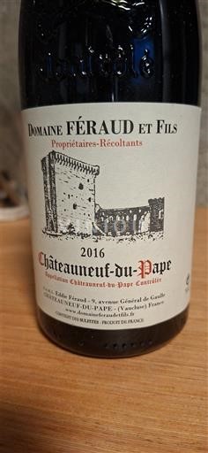 Valle del Ródano Châteauneuf-du-Pape. Domaine Eddie Féraud & Fils 2016