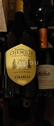 Burgundija Chablis Château Chemilly Neleten.