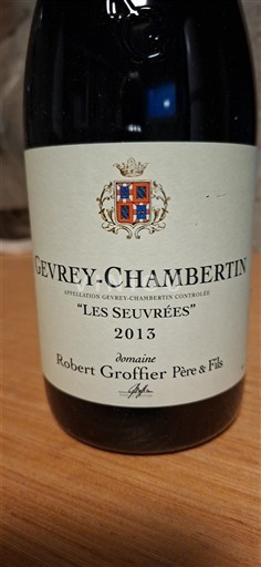 Bourgondië Gevrey-Chambertin Domaine Robert Groffier Père & Fils Les Seuvrées 2013