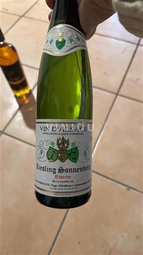 Alsace Sonnenberg Réserve 2015