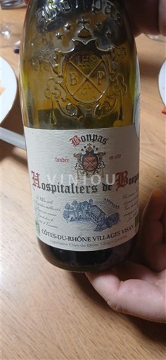 Rona dolina Côtes-du-Rhône-Villages Bonpas Hospitaliers de Bonpas Neleten.