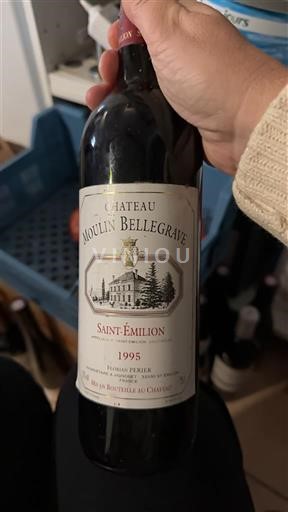 Bordeaux Saint-Émilion Château Moulin Bellegrave 1995
