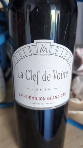 Burdeos Saint-Émilion Gran Cru Grand Cru Vignobles Moreau La Clef de Voûte 2018
