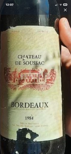 Burdeos Bordeaux Château Soussac 1984
