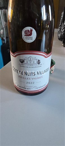 Borgoña Côte de Nuits Villages Descreaux-Ferrand Vieilles Vignes 2022