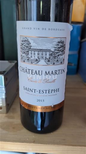 Bordeaux Saint-Estèphe Château Martin de Pascille 2015
