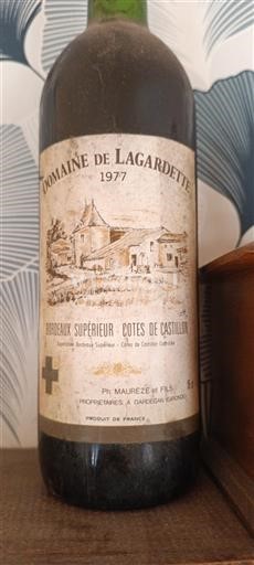 Bordeaux Määrittelemätön Domaine Lagardette 1977
