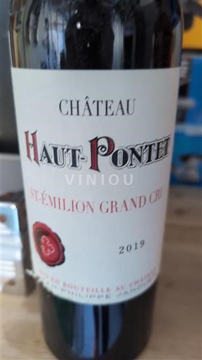 Bordeaux Saint-Émilion Grand Cru Château Haut-Pontet 2019