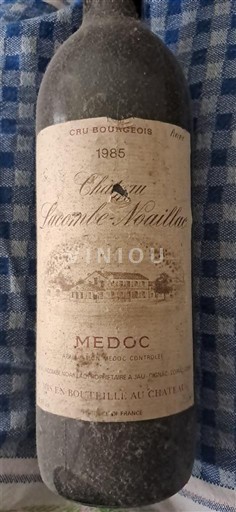 Bordeaux Médoc Château Lacombe Noaillac 1985